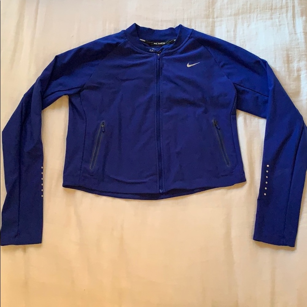 Nike Dri-Fit cropped running jacket